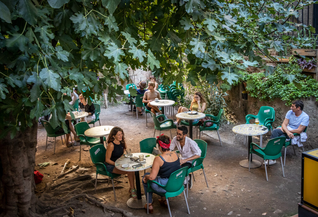 Antic Teatre i Barcelona er en skøn oase til en kop kaffe.