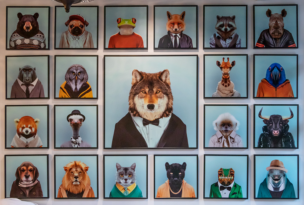 Restaurant Bermeo in Bilbao has a funky interior.