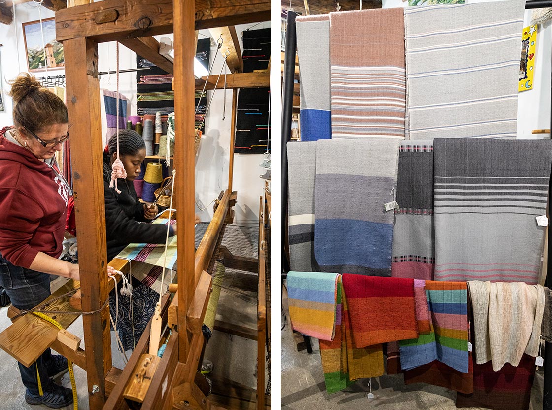 Lær at væve uld hos en af de mange kunsthåndværkere i Pampaneira.