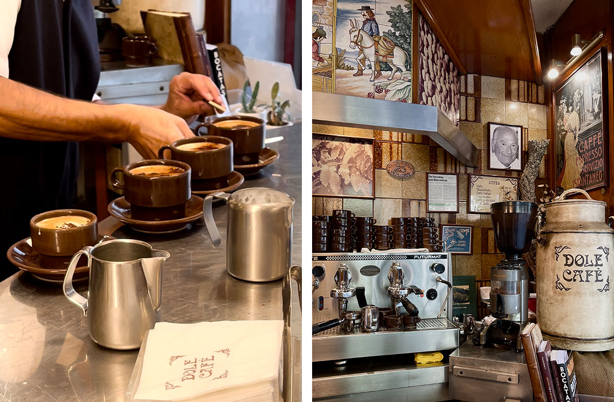 Dole Café in Barcelona