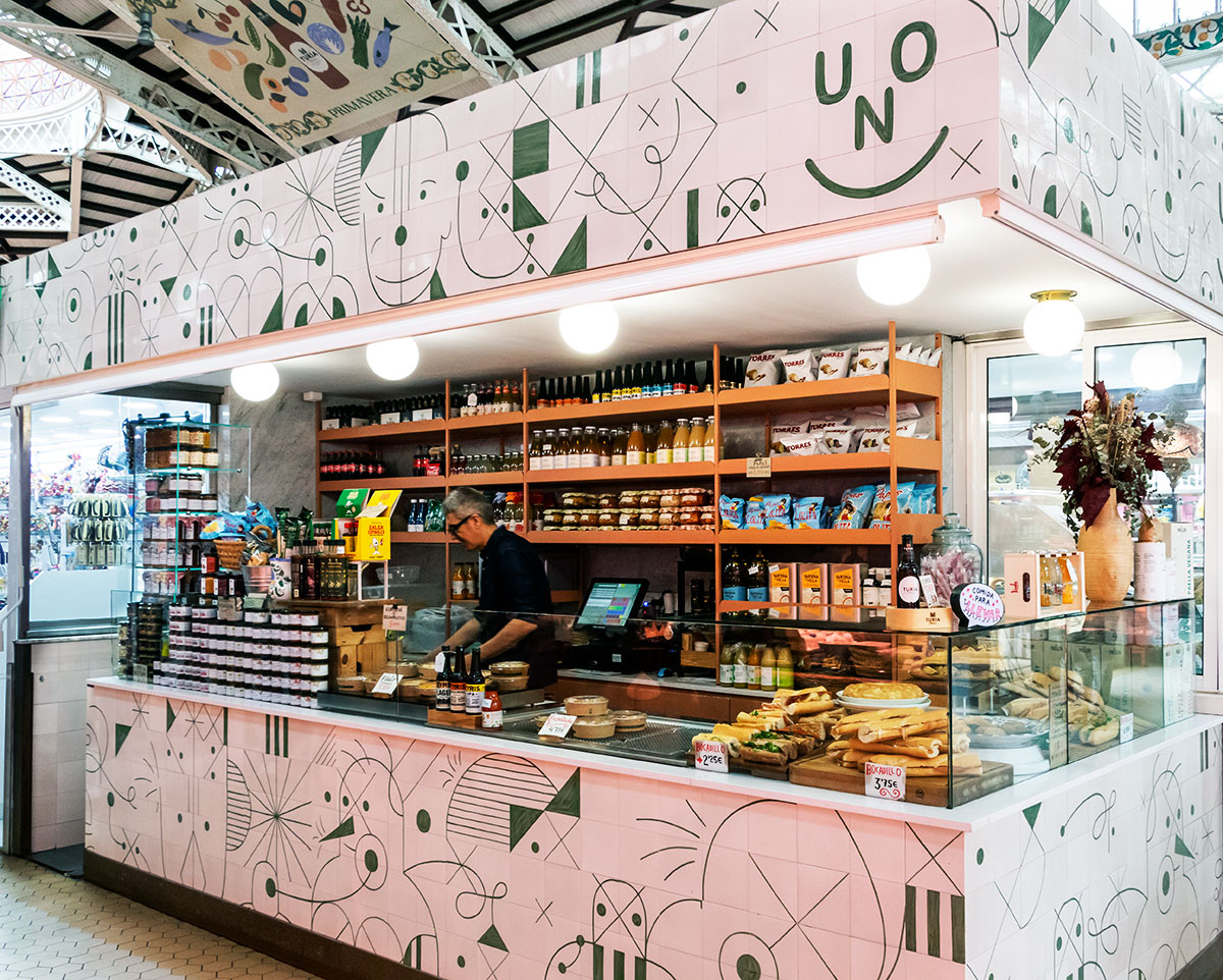 Jaime Hayon har designet Uno på markedet i Valencia