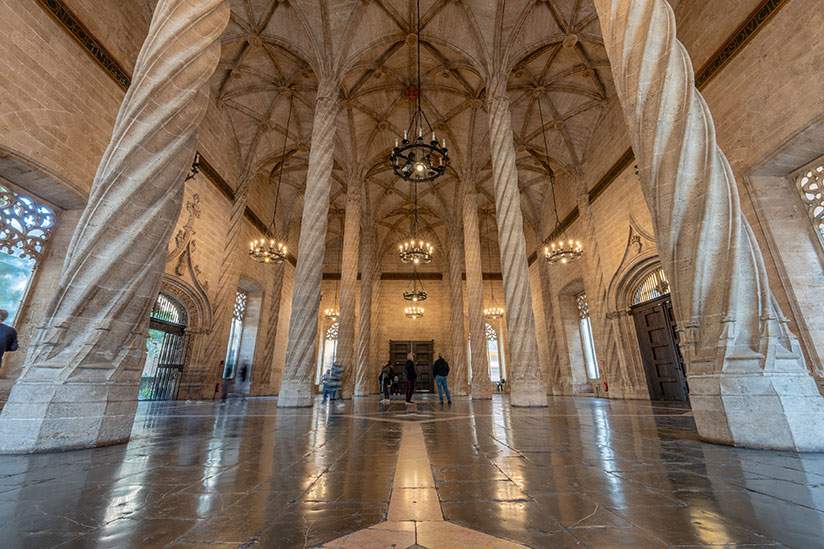 Cepillo de seda de Valencia Lonja de Seda