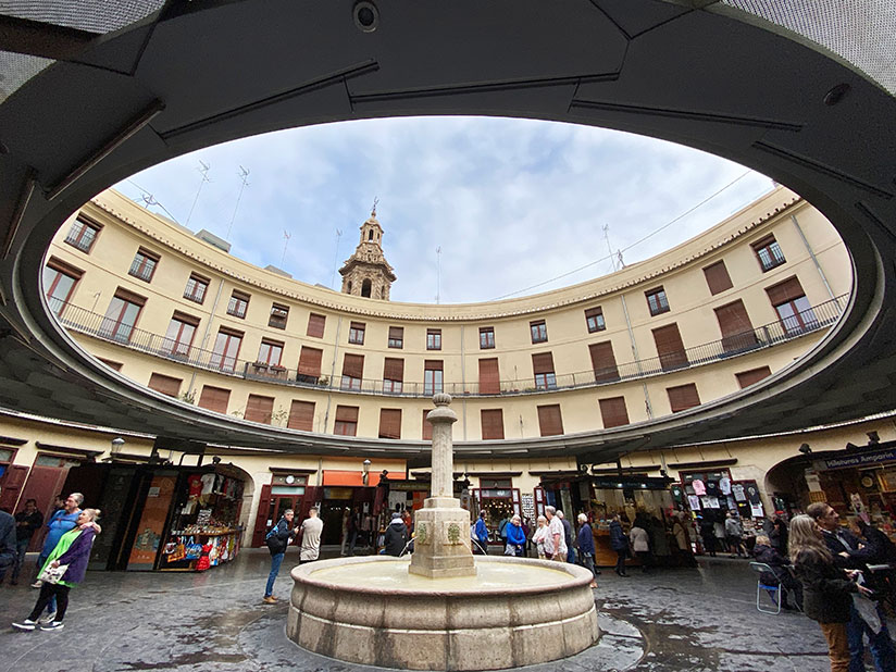 La Plaza Redonda de Valencia.