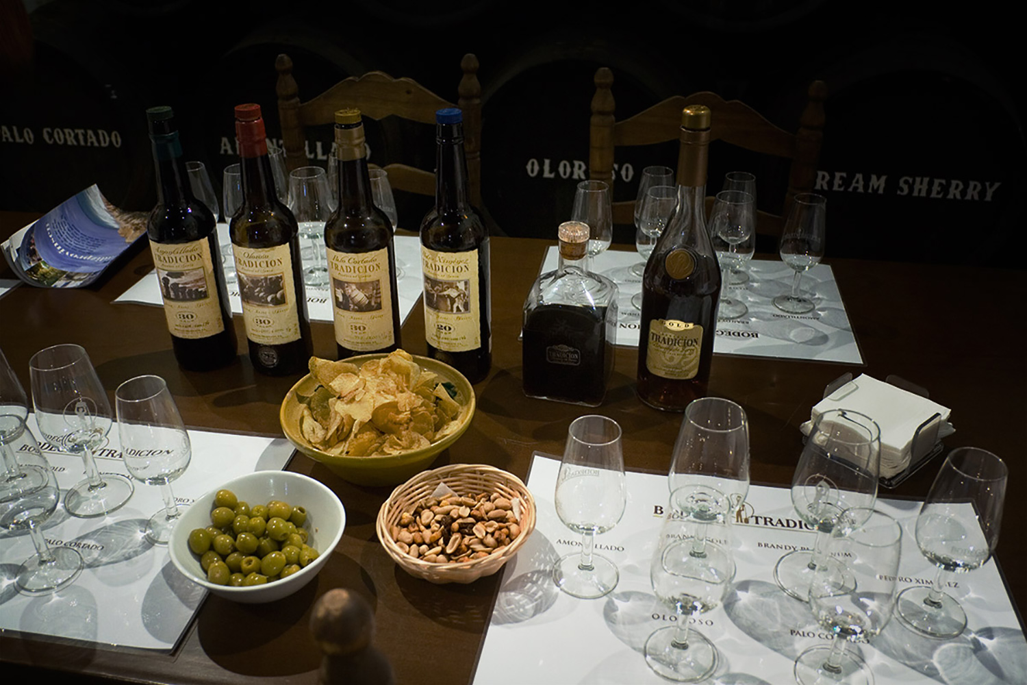 Tag til sherrysmagning i Jerez de la Frontera.