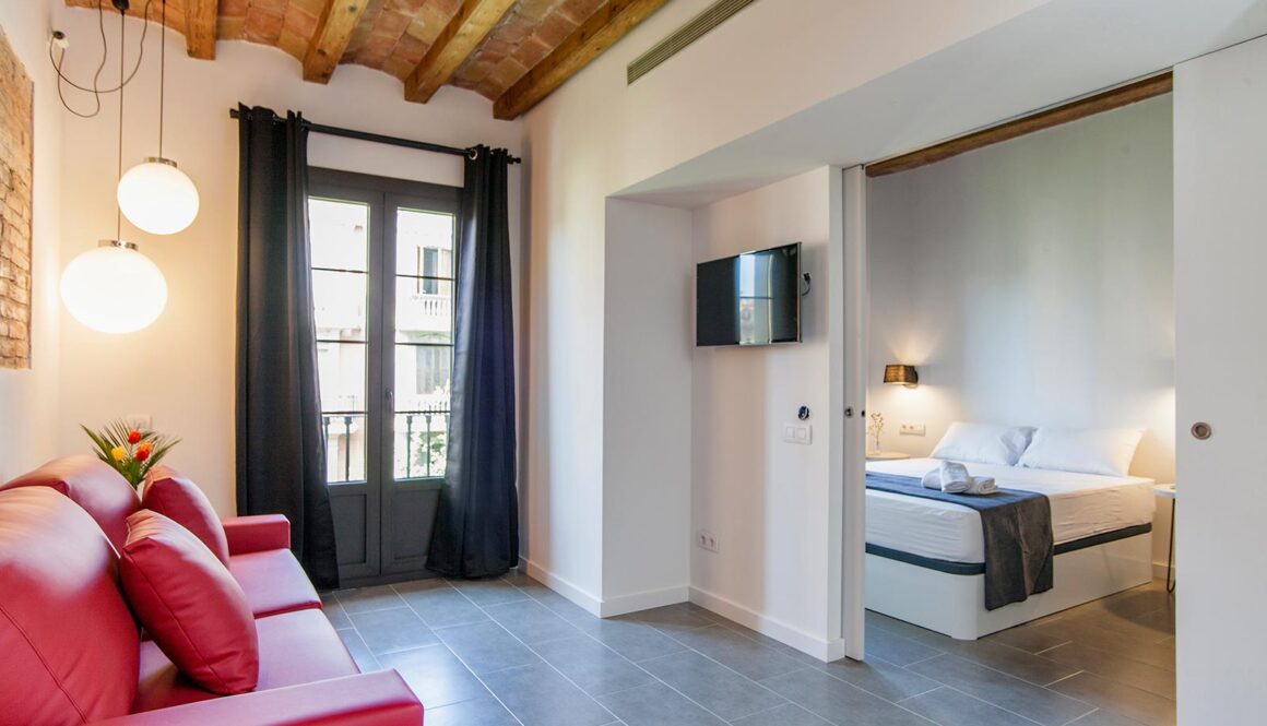 Ferielejlighed i Barcelona med lokalmiljø lige udenfor døren